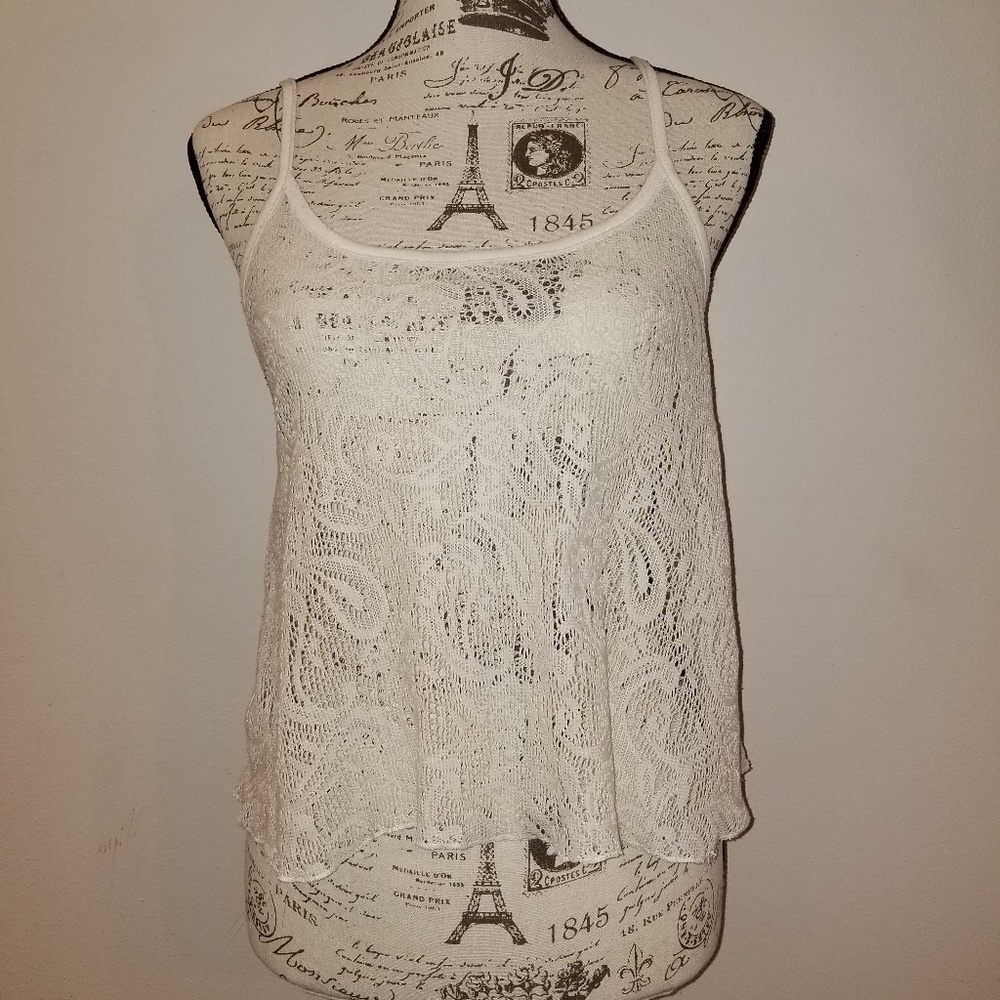 Womans lace tank top